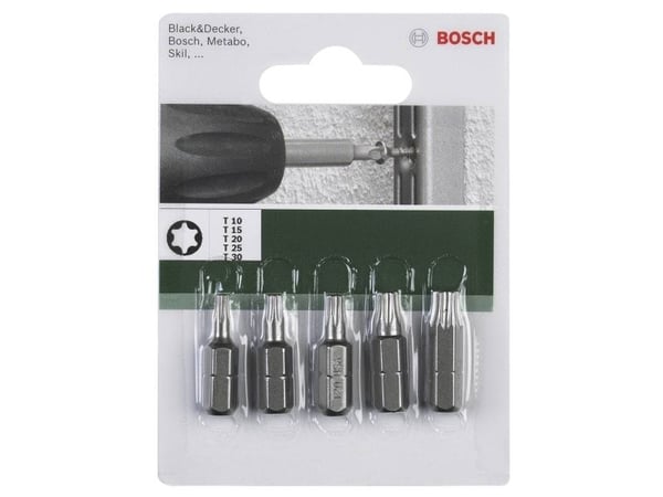 Bosch BITS SET T10-30 25MM STANDARD 5 st