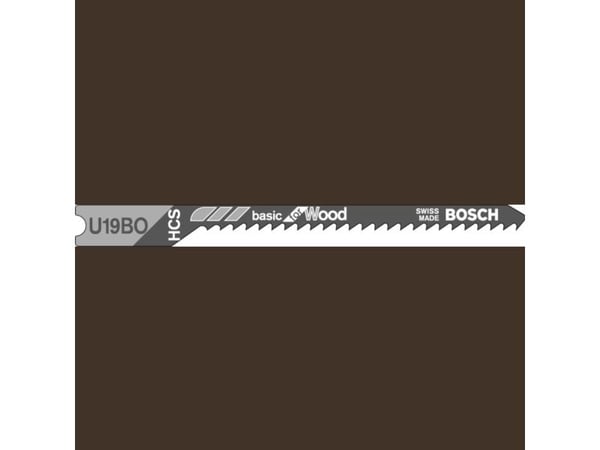 Bosch Accessories stikksagblad HCS, U 19 BO, 2 stk