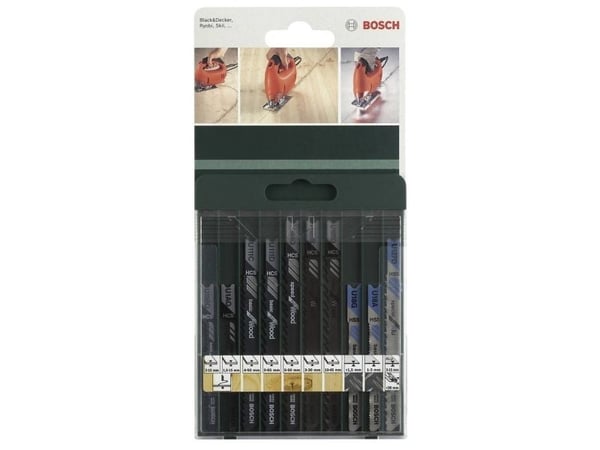 Bosch LEIKKUULEVY PUU/METALLI 10 OSAA