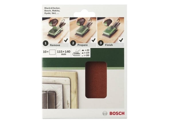 Bosch SLIBEARK 115X140MM K60-150 U/HUL 10ST GL