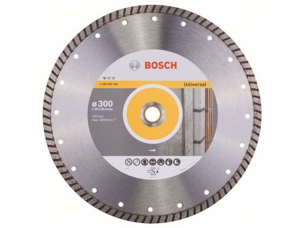 Bosch DIAMOND DISC 300X25.4MM PROF UNIV TURBO