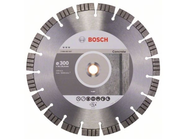 Bosch DIAMANTSKIVE 300X25,4MM BEST BETON