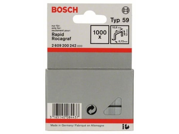 Bosch CLAMP TYYPPI 59 12MM 1000 kpl