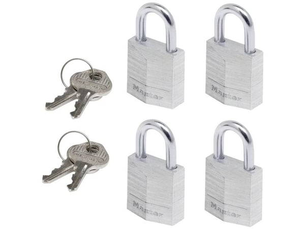 MASTER LOCK 9120EURQNOP, Luggage key lock, Alle merker, Aluminium, Aluminium, Stål, Ryggsekk, Stresskoffert, Duffelbag, Laptop bag, Koffert, Sport bag