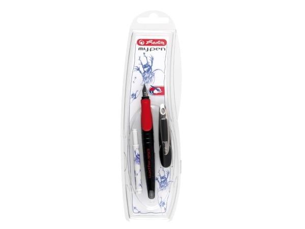 Herlitz My.pen, musta, Punainen, Muovi, Terästä, 1 kpl