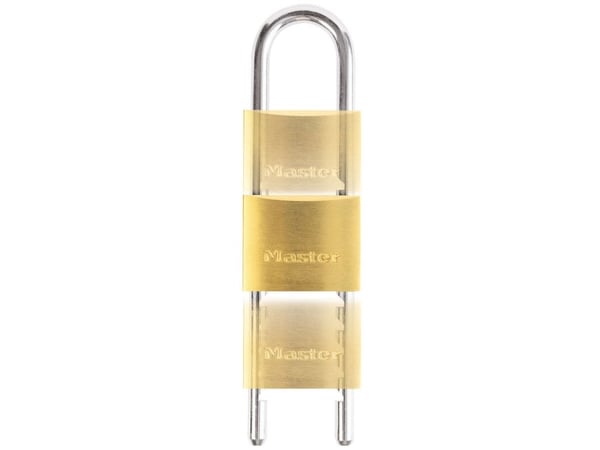 MASTER LOCK 1950EURD, Tradisjonell, Nøkkellås, Bruk flere nøkler, Sykkel, Gjerde, Garage, Port, Shed, Workshop, Messing, Sølv, Messing