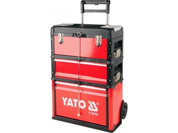 YATO MODULAARINEN TYÖKALUVAUNU 3-OSAINEN 09102