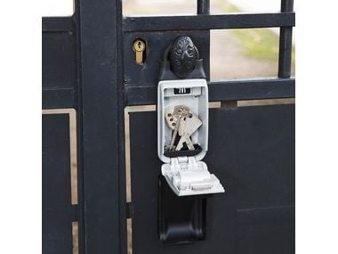 MASTER LOCK 5420EURD, Bærbar safe, Grå, Kombinasjonslås, Metall, Nøkkel, 72 mm