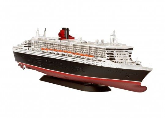 Revell Queen Mary 2, Passasjerskipsmodell, Monteringssett, 1:700, Queen Mary 2, Alle kjønn, 323 stykker