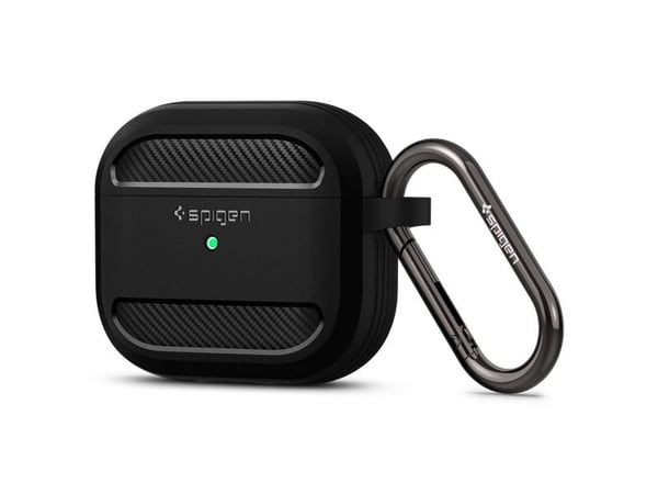 Spigen Rugged Armor, box, polykarbonat (PC), termoplastisk polyuretan (TPU), 28,4 g, svart