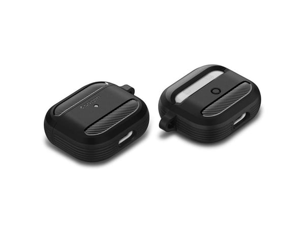 Spigen Rugged Armor, Etui, Polykarbonat (PC), Termoplastisk polyuretan (TPU), 28,4 g, Svart