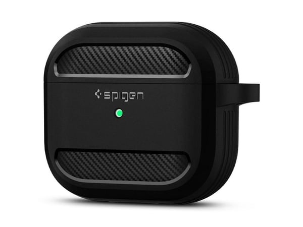 Spigen Rugged Armor, Etui, Polykarbonat (PC), Termoplastisk polyuretan (TPU), 28,4 g, Svart