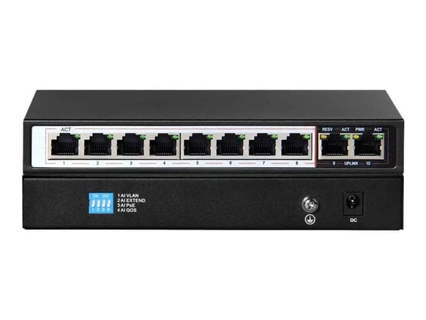 Extralink EX.14312, Hallitsematon, L2, Gigabit Ethernet (10/100/1000), Power over Ethernet -tuki