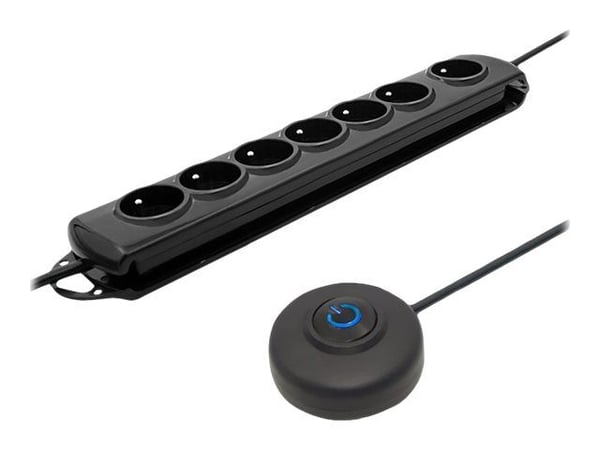 Qoltec 50171, 125 J, 7 AC-pistorasia(a), 230 V, 50 Hz, 16 A, 3680 W