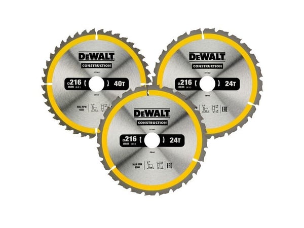 DeWALT DT1962-QZ, puu, 21,6 cm, 1,7 mm, 7000 rpm, 2,6 mm, DeWALT, DeWALT