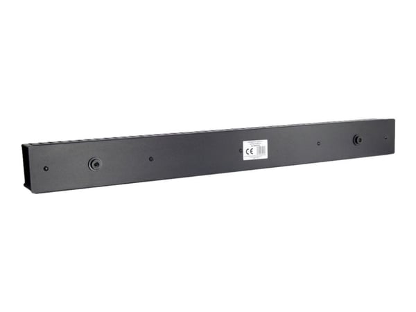 Inter-Tech - Styrekanal for rackkabel - svart, RAL 9005 - 19" (en pakke 2)