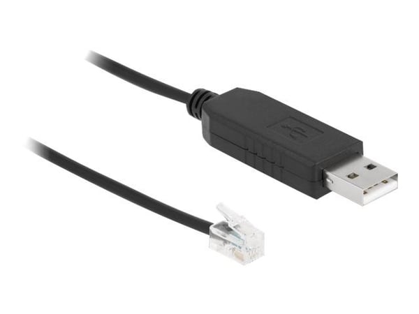 Delock - Seriell adapter - USB 2.0 - RS-232 x 1 - svart