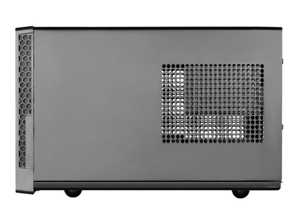 SilverStone SUGO SG13 - Tower - Mini-DTX - ingen strömförsörjning (AT / PS/2) - svart - USB/ljud