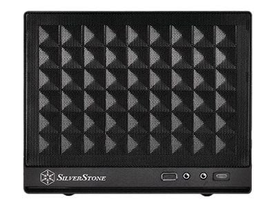 SilverStone SUGO SG13 - Tower - Mini-DTX - ingen strömförsörjning (AT / PS/2) - svart - USB/ljud