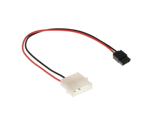 Delock - Strømadapter - Slimline SATA strøm (hunn) til 4-pins intern strøm (5V) (hann) - 25 cm