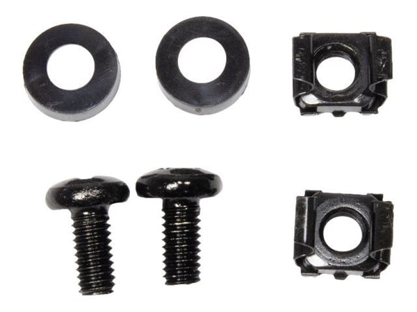 Inter-Tech - Kabelhantering för rack - RAL 9005 - 0.5U