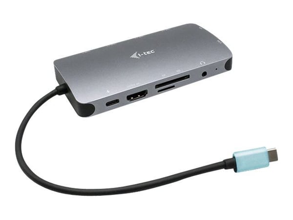 i-Tec - Dokkingstasjon - USB-C / Thunderbolt 3 - HDMI, VGA - 1GbE - 77 watt - Europa