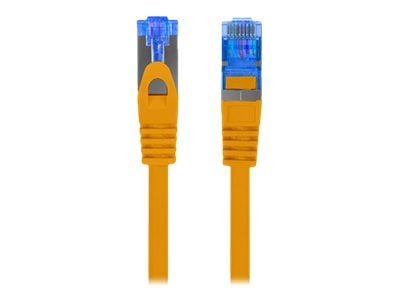 Lanberg - Patchkabel - RJ-45 (han) til RJ-45 (han) - 15 m - S/FTP - CAT 6a - formet, knastfri - oranssi, RAL 1028