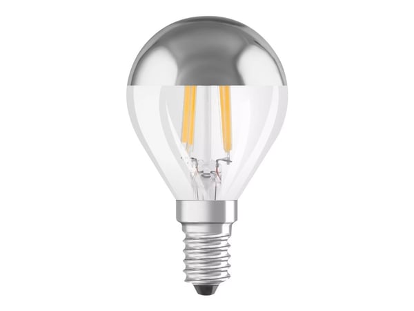 OSRAM LED STAR - LED-filamentlyspære - form: P45 - klar finish - E14 - 4 W (ekvivalent 31 W) - klasse F - varmt hvitt lys - 2700 K