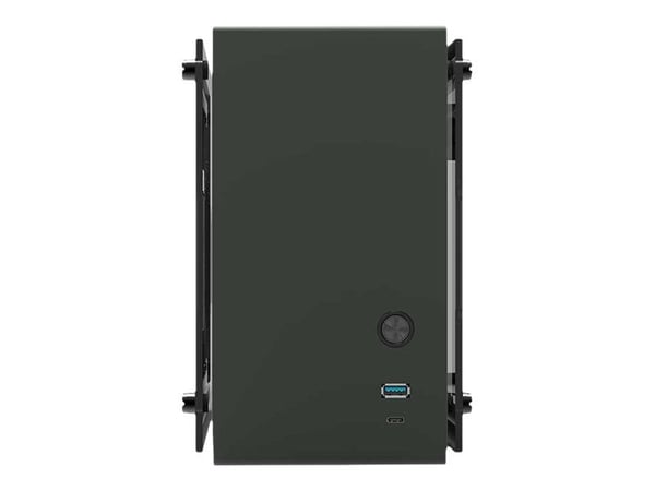 Zalman M2 mini - MT - mini-ITX - sidepanel med vindu (akryl) - ingen strømforsyning - grå - USB