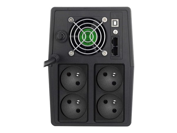 PowerWalker VI 1500 SCL FR - UPS - Växelström 162 - 290 V - 900 Watt - 1500 VA - 9 Ah - USB - utgångskontakter: 4