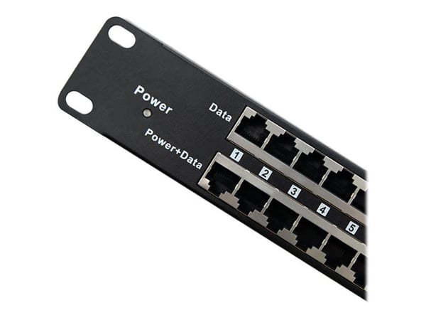 Patch panel RACK     48V, 24 ports, PoE