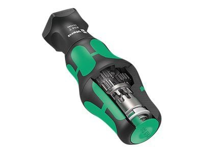 Wera Kraftform Kompakt Turbo - Skrutrekkerhåndtak - 146 mm - 6.35 mm
