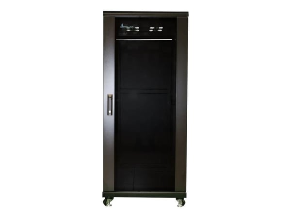 Extralink - Rack skap - 800x800 mm - står på gulv - svart - 32U - 19"