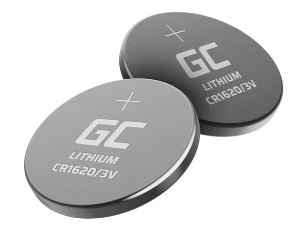 Green Cell - Batteri 5 x CR1620 - Li - 70 mAh