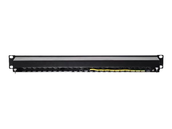 Netrack - Koblingspanel - CAT 6 - RJ-45 X 24 - svart - 19"