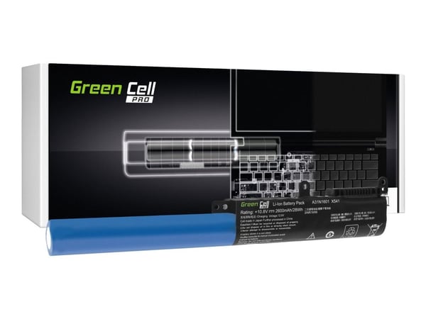 Green Cell PRO - Batteri til bærbar PC (tilsvarer: ASUS A31LP4Q, ASUS A31N1601) - litiumion - 3-cellers - svart - for ASUS VivoBook Max 15 F541; F5...