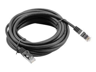 Lanberg - Koblingskabel - RJ-45 (hann) til RJ-45 (hann) - FTP - CAT 6 - formstøpt, uten hindringer - svart, RAL 9004