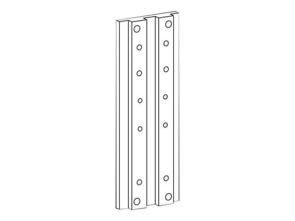 Ergotron Track Mount Bracket Kit, Alumiini, Alumiini