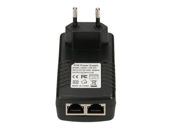 Extralink POE-24-12W - Strøminjektor - AC 100-240 V - 12 watt - utgangskontakter: 1
