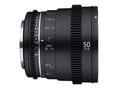 Samyang - Objektiv - 50mm - T1.5 VDSLR MK2 - Sony E-fatning