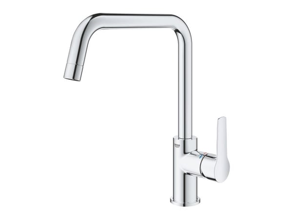 GROHE QuickFix Start, Standard, Kromfarget, Joystick/Styrepinne, Single/enkelt, 3/8", Keramisk