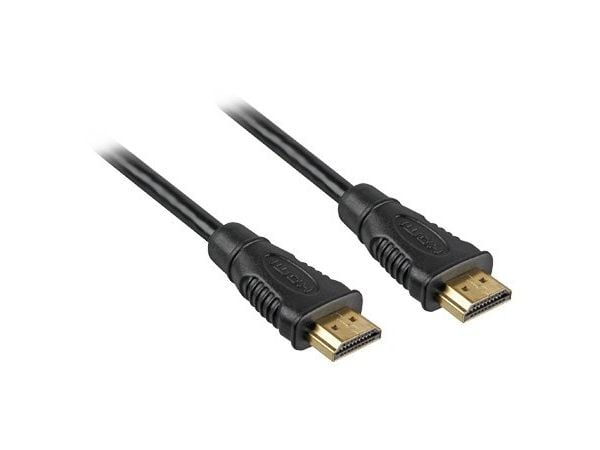Sharkoon - HDMI-kabel med Ethernet - HDMI hann til HDMI hann - 2 m - hvit
