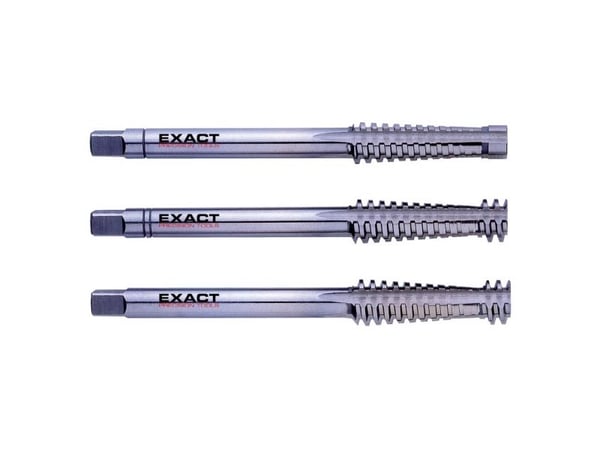 Exact 01752 gängtappborrsats 3 delar TR Tr32 6 mm högergängning DIN 103 HSS