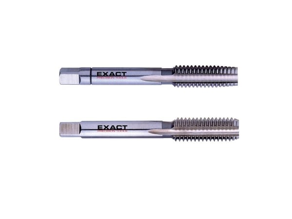 Exact 01224 gängborrsats 2 delar G (BSP) 1 11 mm vänsterskärning DIN 5157 HSS 1 sats