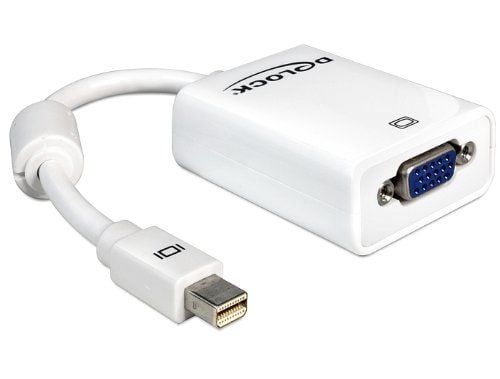 Delock - VGA-adapter - Mini DisplayPort (hann) til HD-15 (VGA) (hunn) - 18 cm