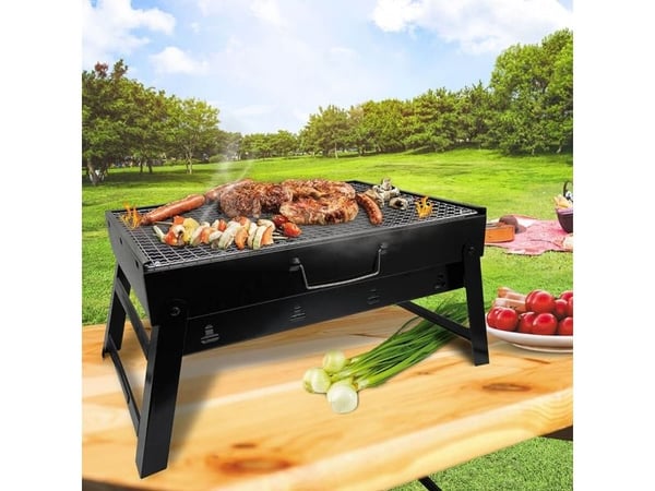 Sammenklappelig grill i bæretaske 43x29x22 cm Maestro MR-1010