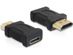 Delock High Speed HDMI Adapter - HDMI-adapter - HDMI hann til 19 pin mini HDMI Type C hunn