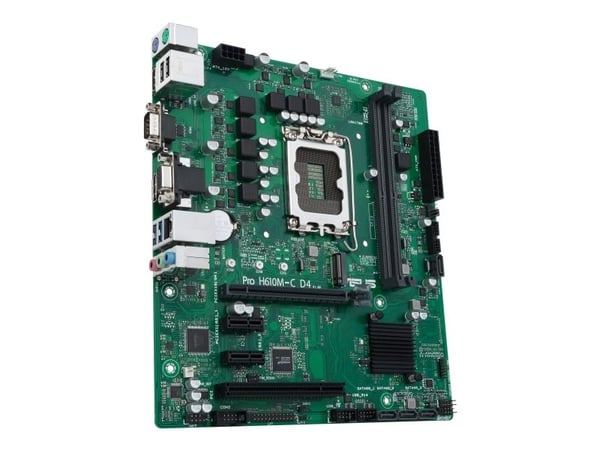 ASUS PRO H610M-C D4-CSM - Emolevy - micro-ATX - LGA1700-asennuspaikka - H610-piirisarja - USB 3.2 Gen 1 - Gigabit LAN - sisäinen grafiikka (CPU tar...