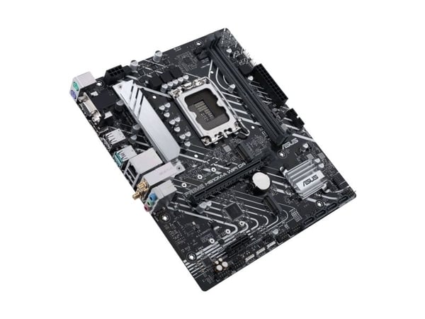 ASUS PRIME H610M-A WIFI D4 - Hovedkort - micro ATX - LGA1700-sokkel - H610 Chipset - USB 3.2 Gen 2, USB 3.2 Gen 1 - Gigabit LAN, Wi-Fi, Bluetooth -...