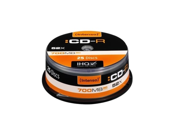 Intenso - 25 x CD-R - 700 MB (80 min) 24x - spindel